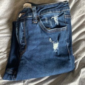 Vervet distressed skinny jeans